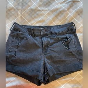 Black old navy jean shorts